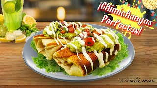 Chimichangas de Pollo Súper Deliciosas 🌯❤️  Receta Fácil y Rápida [upl. by Cida]