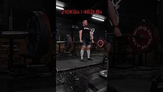 210KGS FOR 3 REPS 🤯 [upl. by Sontag169]