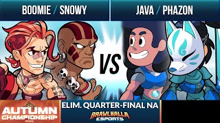 Boomie amp Snowy vs Java amp Phazon  Elimination QuarterFinal  Autumn Championship 2022  2v2 NA [upl. by Anivla461]