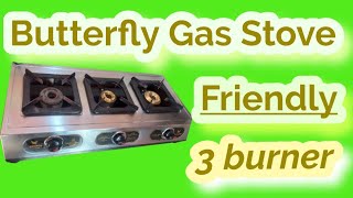 Butterfly Gas Stove 3 Burner [upl. by Elaval13]