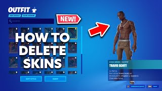 How To Delete Skins In Fortnite NEW Locker Feature [upl. by Atikahc]