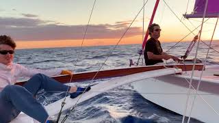 Sailing the proa Coconut in Hawaii [upl. by Fielding]