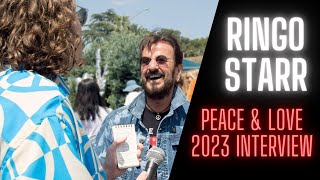 Ringo Starr Interview quotMusic Has Given Me A Lifequot  Peace amp Love 2023 [upl. by Ynnep]