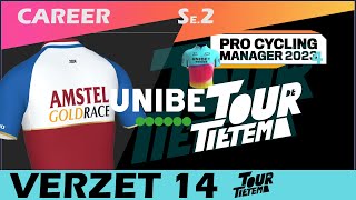 TDT Unibet  VERZET 14 Roubaix vs Amstel  Career S2EXT  Pro Cycling Manager 2023 [upl. by Llib]