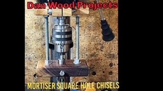 DIY Square Drill Press Hole Saw Mortising Chisels [upl. by Aihseyk822]