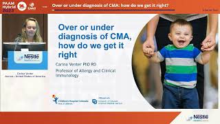 PAAM 2023 Over or under diagnosis of CMA how do we get it right [upl. by Cai561]