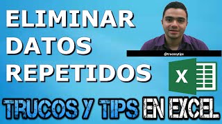 Cómo eliminar repetidos o duplicados en Excel  Tip de Excel [upl. by Brittan318]