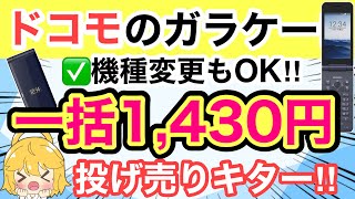 【ガラケー投げ売り】機種変更でも一括1439円✨ただし注意点アリ🔥【docomoドコモirumoarrows ケータイ ベーシック F41C】 [upl. by Conner]