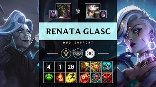 Renata Glasc Support vs Camille Rampage  KR Challenger Patch 1420 [upl. by Aili]