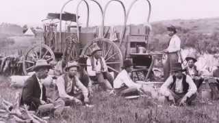 Chisholm Trail cattle drive [upl. by Ute]