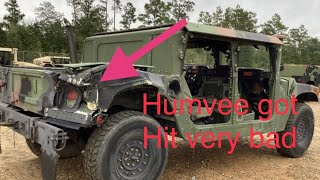 To remove Humvee broken fender it’s not easy and this is my first time Humvee too M1165A1 [upl. by Atse]