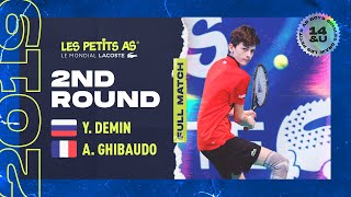 Les Petits As 2019  Boys 2nd Round  Yaroslav Demin vs Antoine Ghibaudo [upl. by Llehsor]