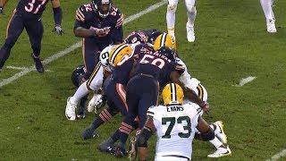 Davante Adams Knocked Out On Brutal Hit By Danny Trevathan  Bears vs Packers  NFL [upl. by Ikcin435]