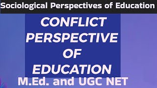 Conflict Theory of Education  Power Inequality and the School System [upl. by Nbi842]