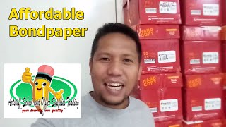 Affordable Bondpaper Artstuff School and Office Supplies Regs TV [upl. by Poliard620]