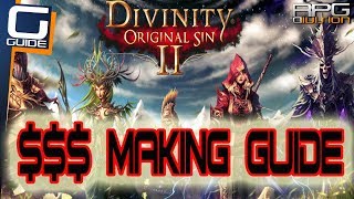 DIVINITY ORIGINAL SIN 2  Best Way to make Loads of Gold Pickpocketing Guide [upl. by Herculie]