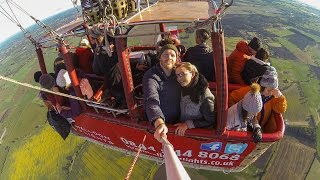 HOT AIR BALLOON FLIGHT  YORK  ENGLAND [upl. by Iinden]