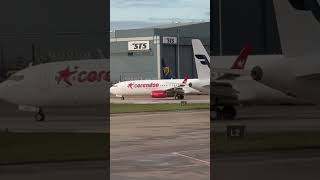 Corendon 737 At Manchester Airport [upl. by Alysa]