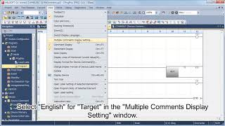 11  Creating Comments Statements and Notes  MELSEC Tutorial [upl. by Shirk232]