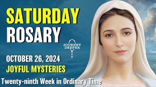 Saturday Rosary 💙 Joyful Mysteries of the Rosary 💙 October 26 2024 VIRTUAL ROSARY [upl. by Cowden]