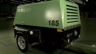 Sullair 185 Portable Compressor [upl. by Ayad]