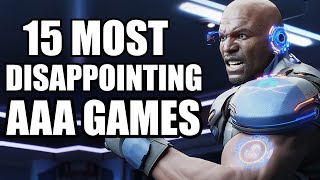 15 MOST DISAPPOINTING AAA GAMES That Failed To Deliver [upl. by Nnylekoorb641]