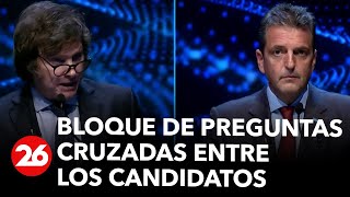 DEBATE 2023  Bloque de preguntas cruzadas entre los candidatos [upl. by Ihdin]