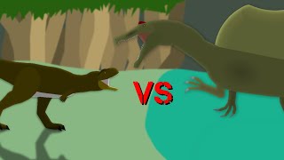 abelisaurus vs oxalaia stick nodes [upl. by Ignacius]