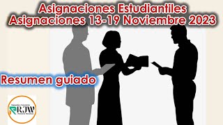 REUNION VIDA Y MINISTERIO CRISTIANOS SEMANA 1319 DE Noviembre 2023 Seamos mejores Maestros [upl. by Ninos]