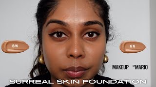 MAKEUP BY MARIO SurrealSkin™ Foundation  17N vs 18 W [upl. by Helas]