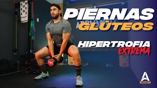 Rutina para PIERNAS Y GLUTEOS 🔥 HIPERTROFIA MÁXIMA [upl. by Dorry]