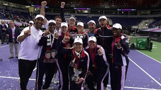 Team USA Fed Cup 2017 Trophy Presentation [upl. by Asp471]