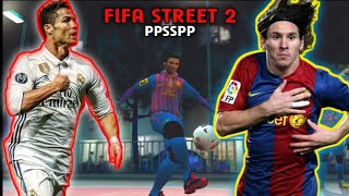 GUA MAIN FIFA STREET 2 DI PPSSPP MOD TEXTURE  EDISI GAMEPLAY [upl. by Eihcra]