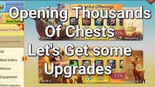 Lords Mobile  Buying Packs And Upgrading Stats [upl. by Iral76]