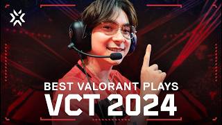 The Best 17 Plays Of VALORANT Champions Tour 2024 [upl. by Yenaled]