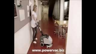 PowerVac Nilfisk SC350 battery floor scrubber [upl. by Gnus]