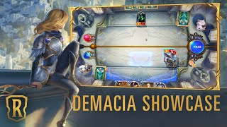 Demacia Region Showcase  Gameplay  Legends of Runeterra [upl. by Leiad42]