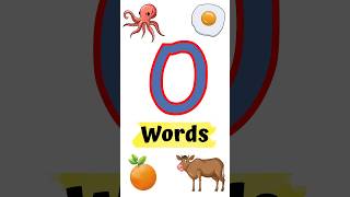 O letter words  Words that starts with letter O  phonics letter O  O words shorts reels [upl. by Dempster]