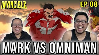 INVINCIBLE Episode 8 REACTION MARK VS OMNIMAN Season Finale REVIEW [upl. by Adihahs]