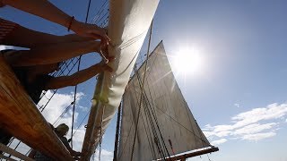 Working a tall ship – sailing on Bessie Ellen [upl. by At]