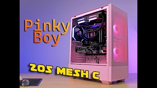 Pinky Boy And Performance Airflow  Lian Li Lancool 205 Mesh C Pink Edition [upl. by Lenuahs]