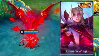 Cecilion Crimson Wings Collector Skin MLBB Spotlight [upl. by Nirrek]