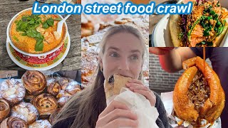 Best London Street Food borough market seven dials market and more [upl. by Nasah950]