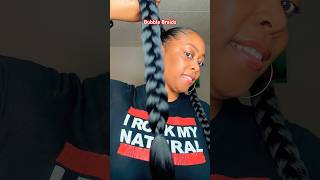 Watch me do Bubble Braids with Two Faux Ponytails hairstyles hairtutorial ponytail [upl. by Aiekram]