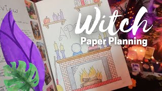 BUJO Paper Planning For Witches Work Spells Habits amp More [upl. by Hsirrehc955]