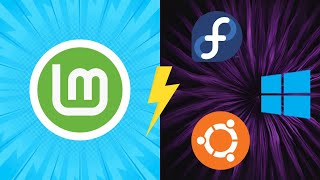 Linux Mint vs Ubuntu vs Fedora vs Windows [upl. by Joo]