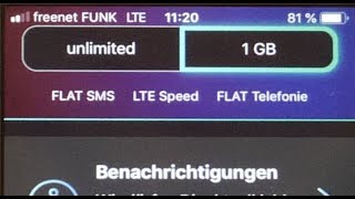 freenet FUNK unboxing  unlimitierte LTEFlat  AllNet für ca 30 €Mon [upl. by Mariquilla]