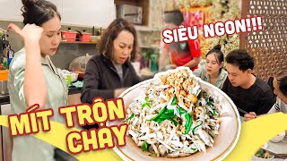 Chị chồng chỉ Trâm món mít trộn chay siêu ngon ăn rồi bay về Sài Gòn [upl. by Jed]