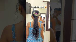 5 Beautiful hairstyle  high bun  braids  half updo  Gajra hairstyle hairstyle [upl. by Uyerta]