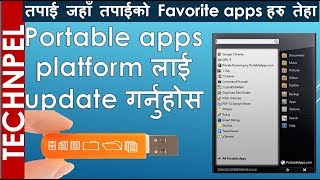 How to update Portable Apps using the Portable Apps platform  How To Take Your Programs With You [upl. by Alyakem]